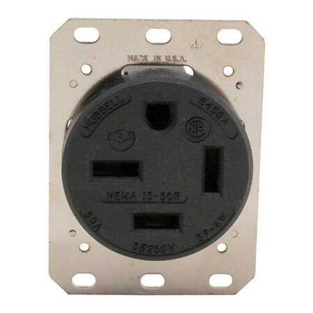 Allpoints Allpoints 2531400 Receptacle (250V, 50A) 2531400